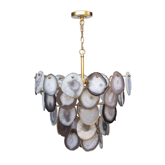 Sabrina Chandelier (Gold Leaf)