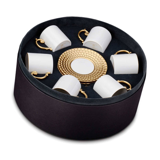 Aegean Espresso Cup + Saucer (Set of 6)