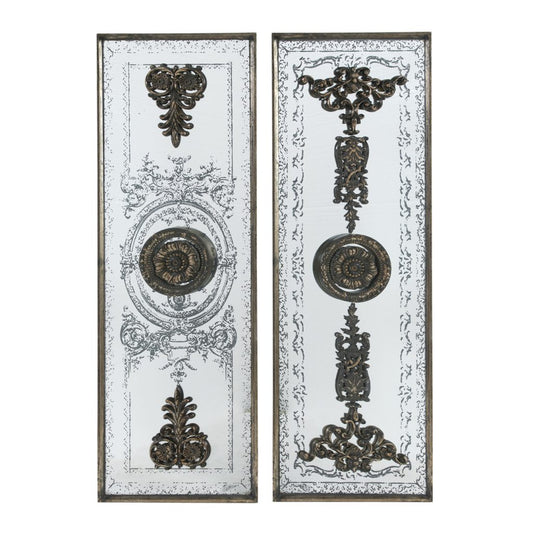 S/2 Doorways Mirrored Wall Art