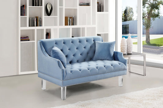 Roxy Velvet Loveseat