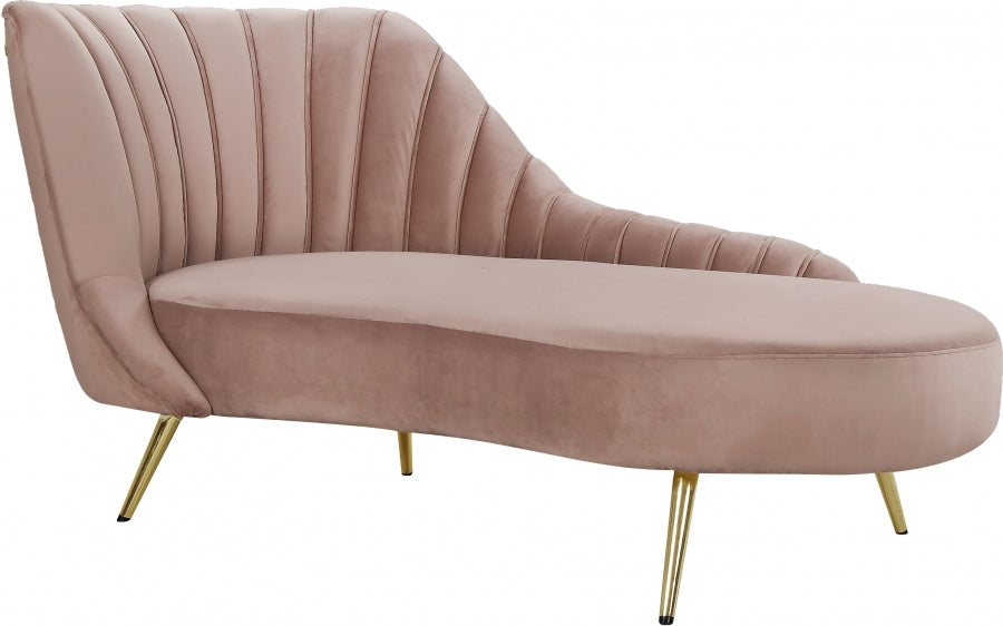 Margo Velvet Chaise Lounge