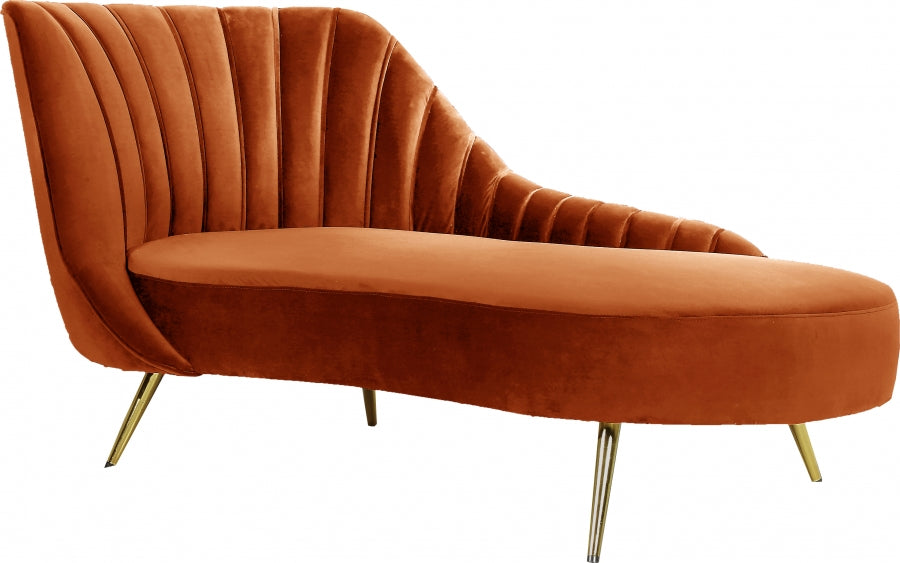 Margo Velvet Chaise Lounge