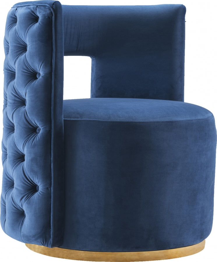 Theo Velvet Accent Chair