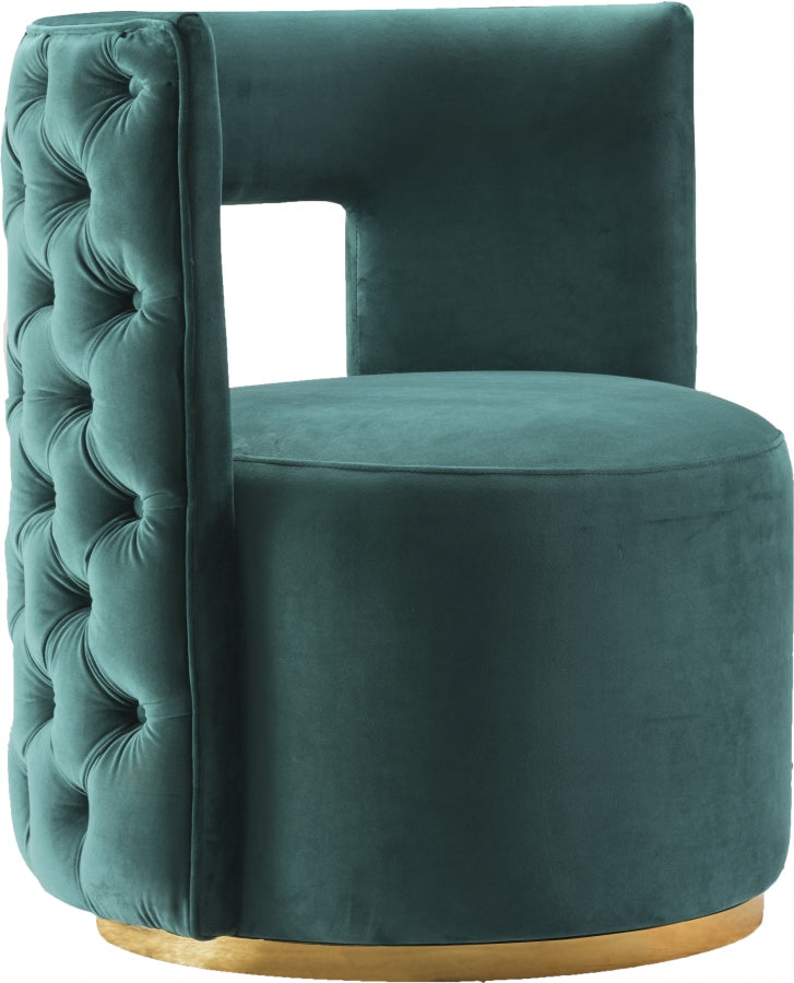 Theo Velvet Accent Chair