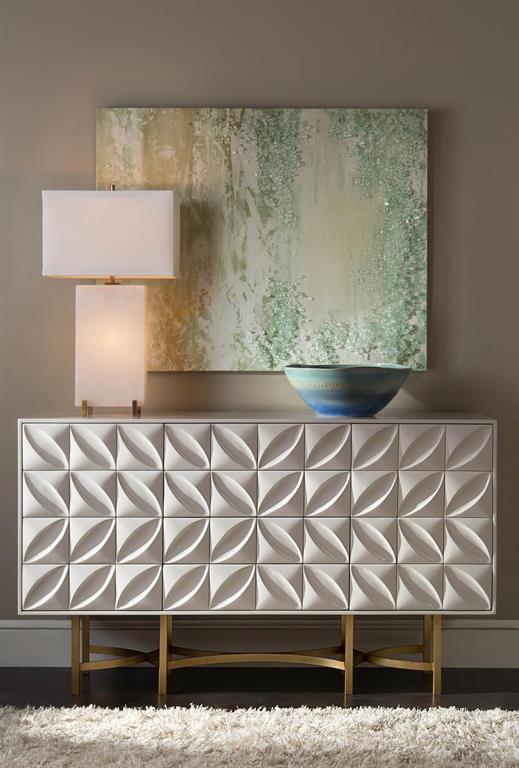 Ghost White Credenza