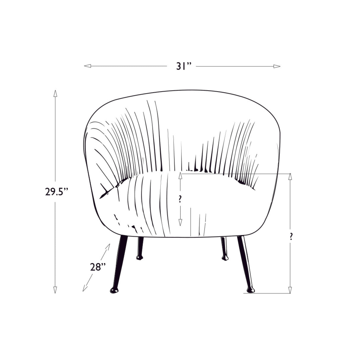 Beretta Leather Chair (Cappuccino)