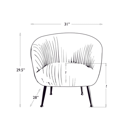 Beretta Leather Chair (Cappuccino)