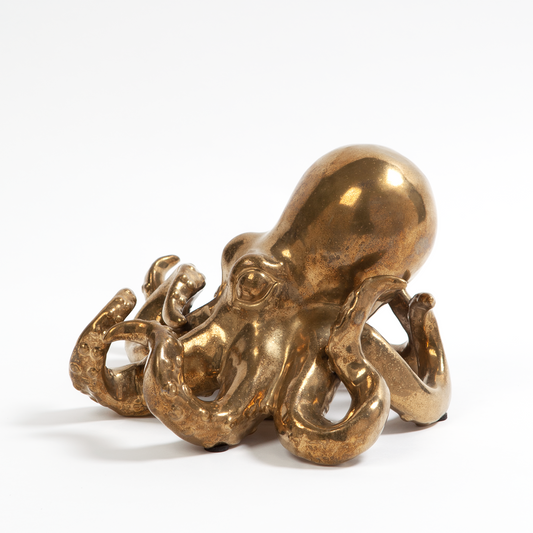 Octopus-Matte Gold