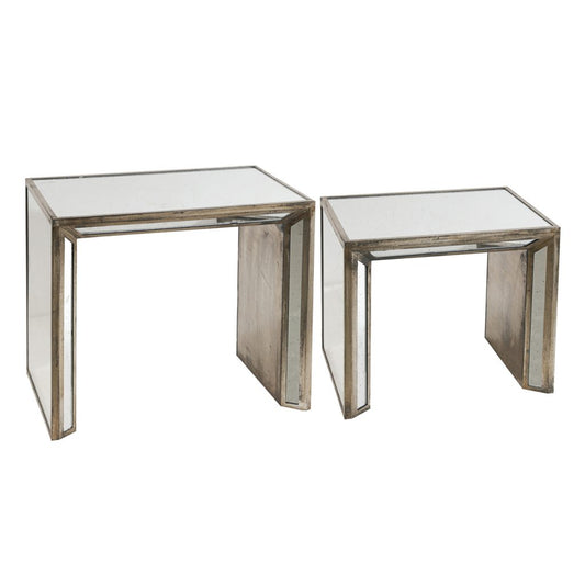 Mirrored Side Tables