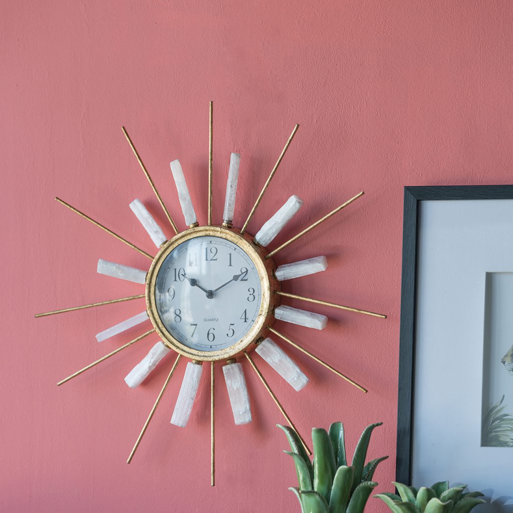 Sunburst Wall Clock