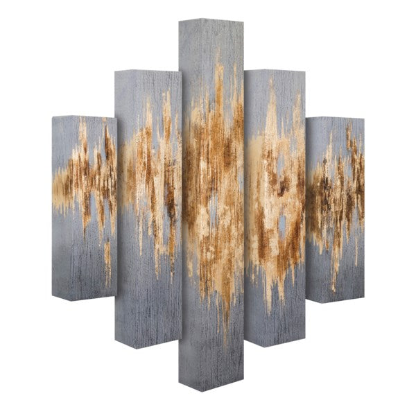 NK Esoteric Dimensional Oil Paintings - Set of 5