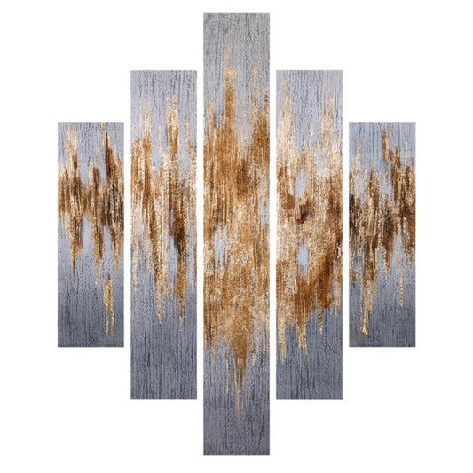 NK Esoteric Dimensional Oil Paintings - Set of 5