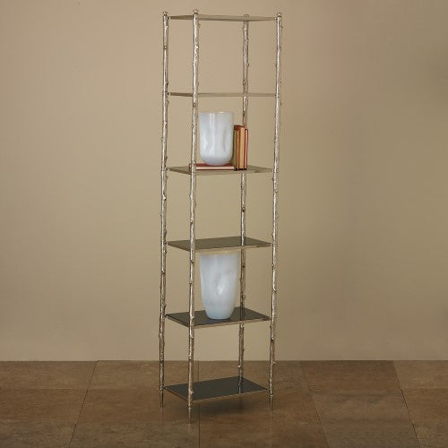 Arbor Etagere-Nickel/Black Granite