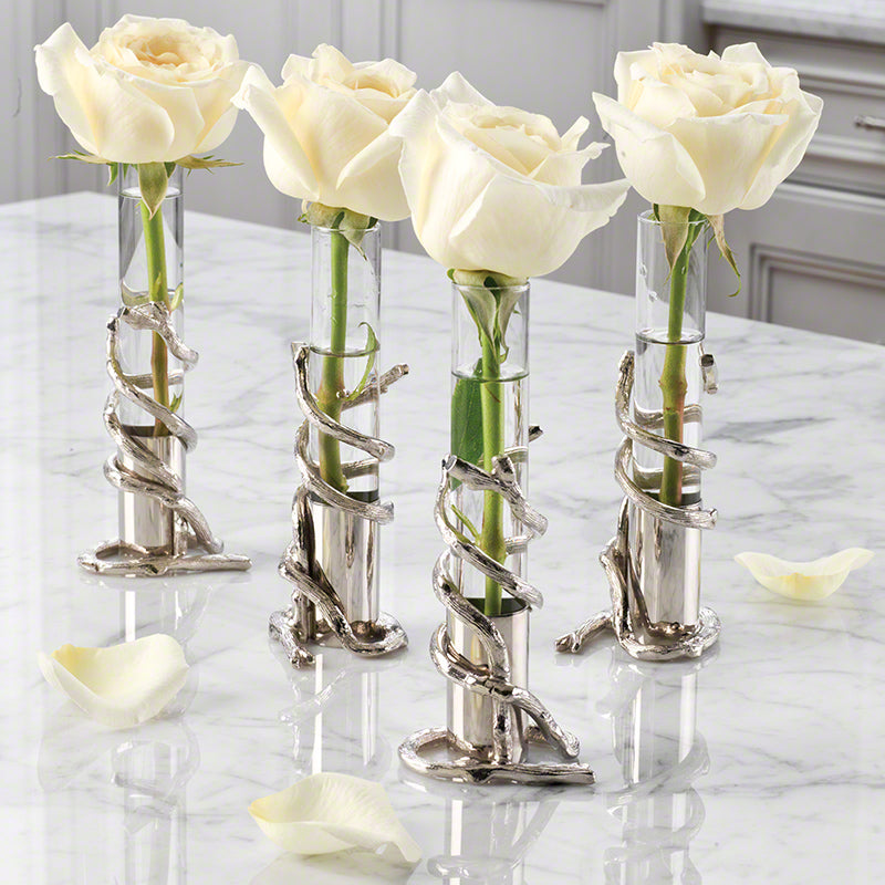 Branch Bud Vase-Nickel