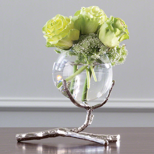 Twig Vase Holder-Nickel