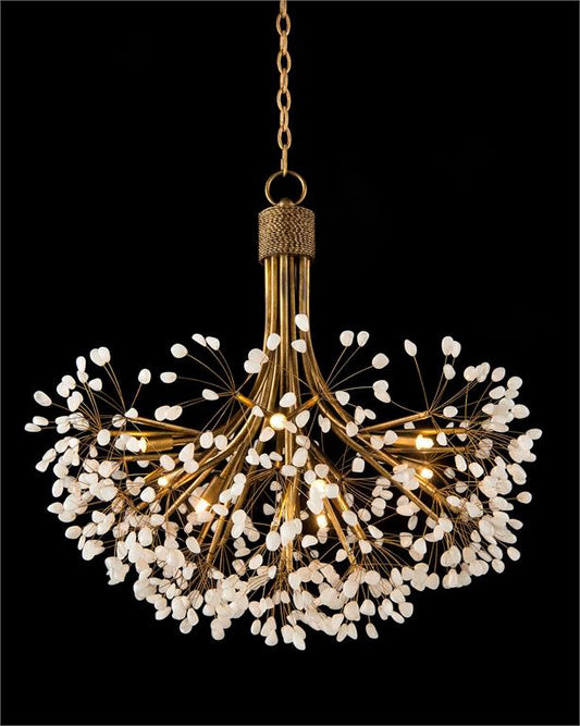 Quartz Nine Light Chandelier