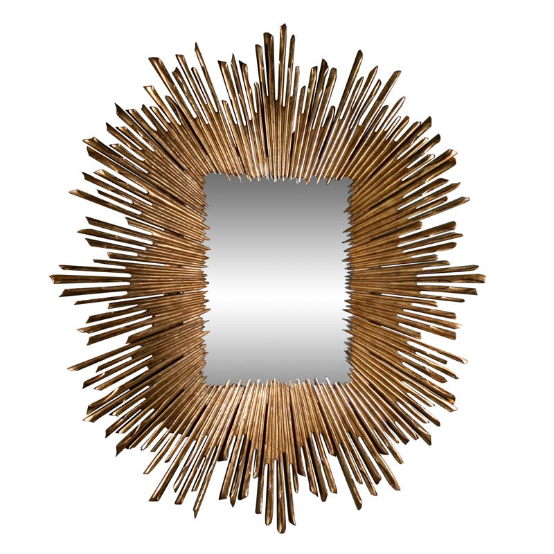 Soleil Mirror-Gold Leaf