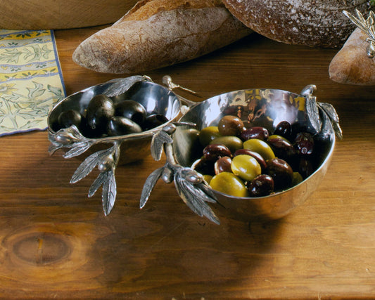 Olive Double Serving Bowl