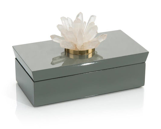 Grey Box with Quartz