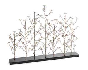 Organically Grown Sculptural Fireplace Screen