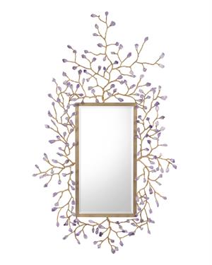 Budding Amethyst Mirror