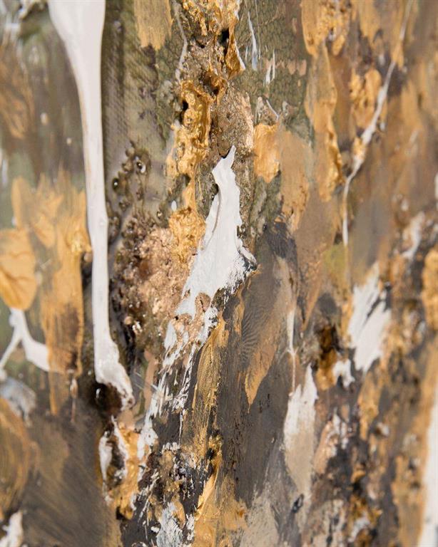 Chen Qi's Small Gilt & Charcoal