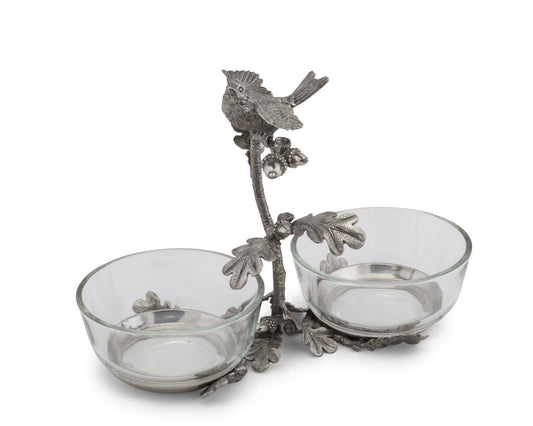 Song Bird Double Condiment Bowl