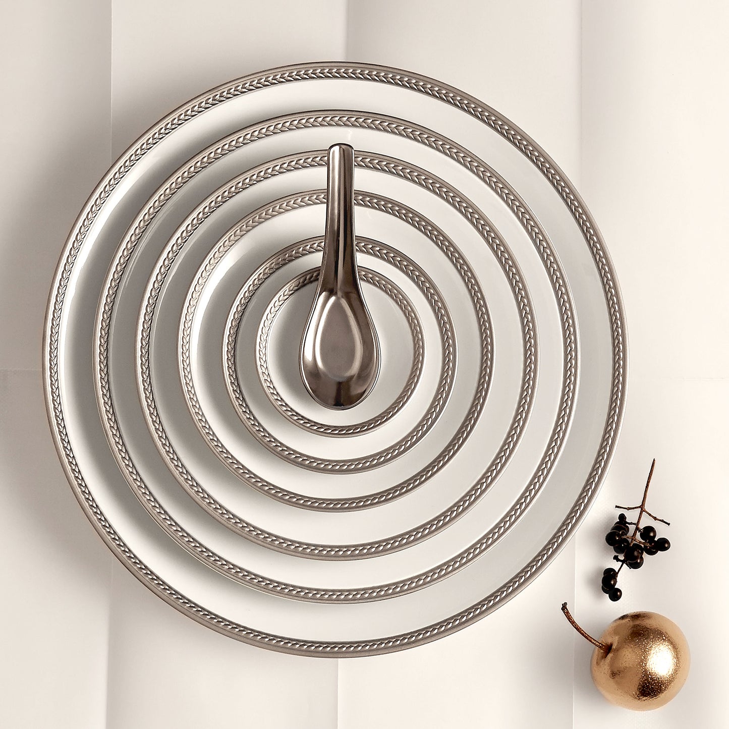 Soie Tressée Dinner Plate
