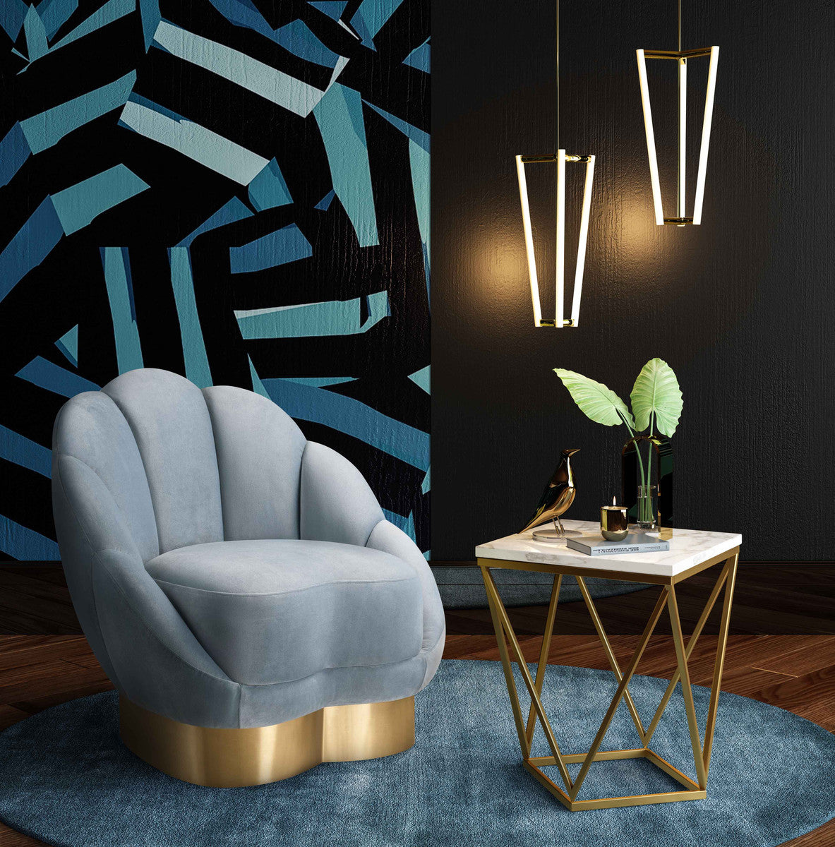 Bloom Velvet Chair
