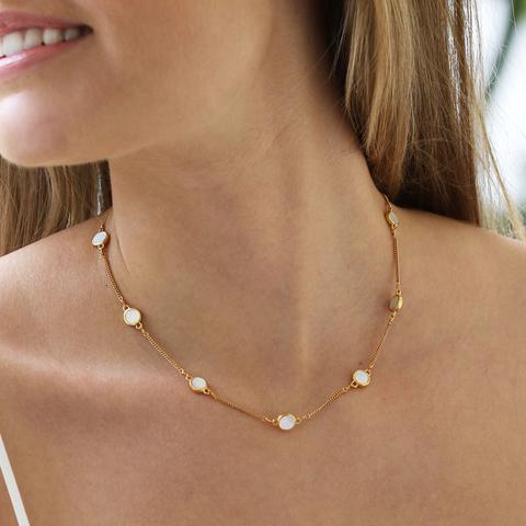 Valencia Delicate Station Necklace