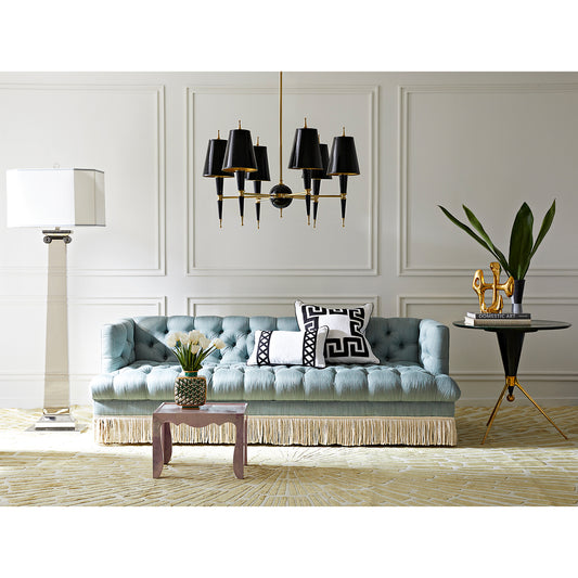 Versailles Chandelier With Painted Shade