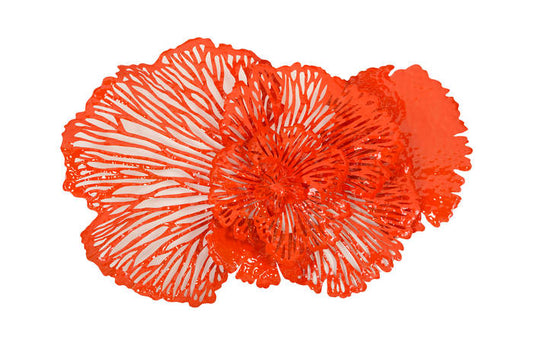 Flower Wall Art Coral