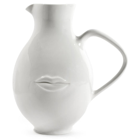Muse Reversible White Pitcher