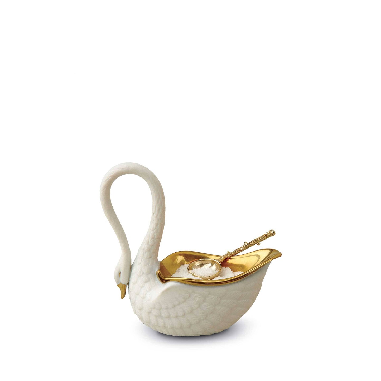 Swan Salt Cellar-White