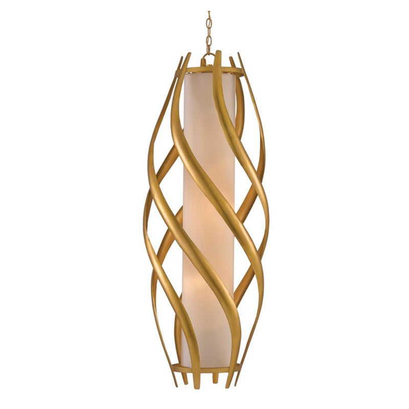 Trephine Large Pendant with the light on