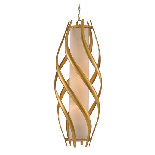 Trephine Large Pendant with the light on