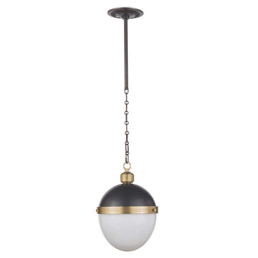 Otis Pendant (Blackened Brass & Natural Brass)