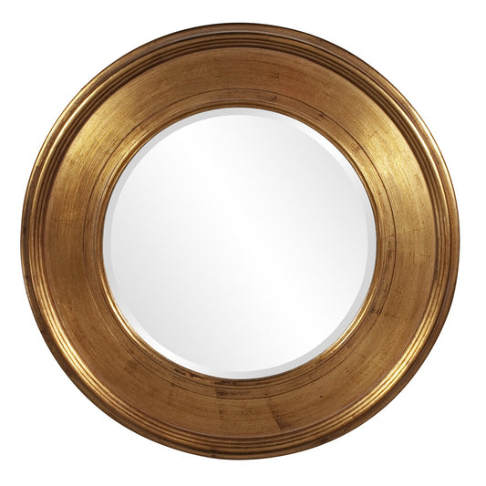 Valor Gold Round Mirror
