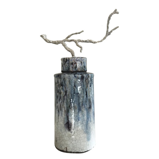 Terracotta Lidded Jar