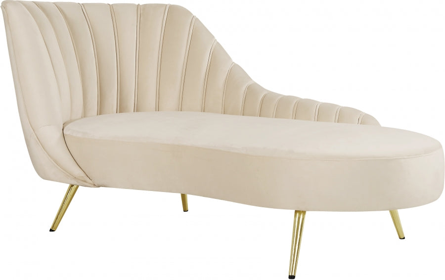 Margo Velvet Chaise Lounge