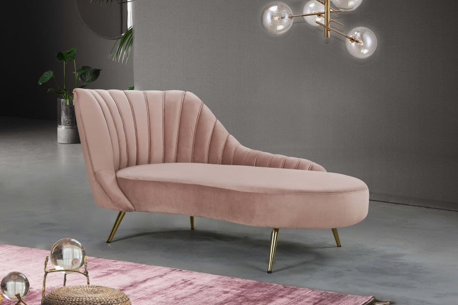 Margo Velvet Chaise Lounge