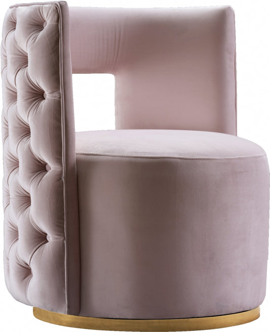 Theo Velvet Accent Chair