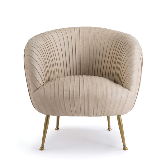 Beretta Leather Chair (Cappuccino)