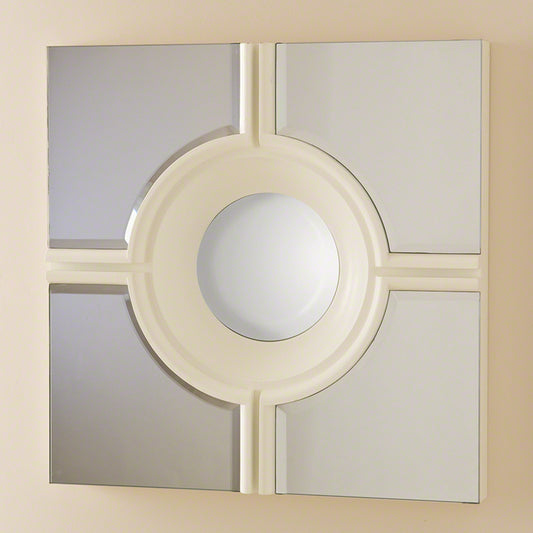Bull's Eye Cross Mirror-Black