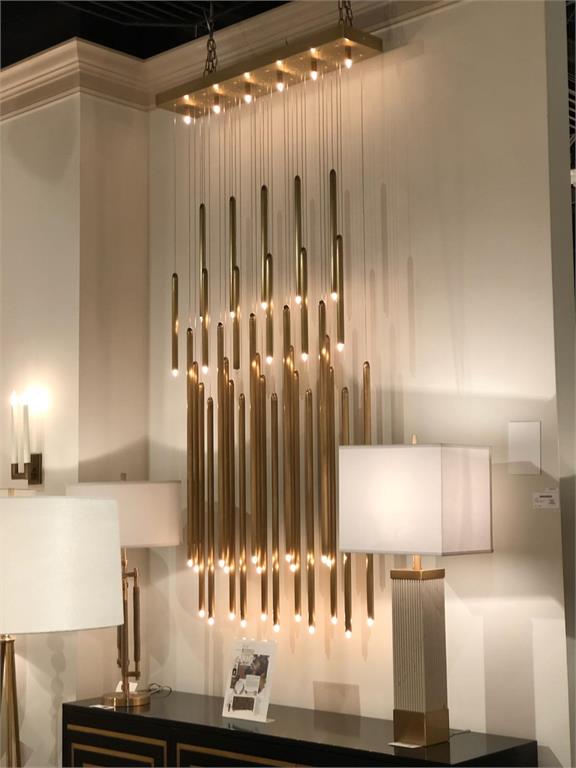 Thirty-Six Light Wall Art Chandelier