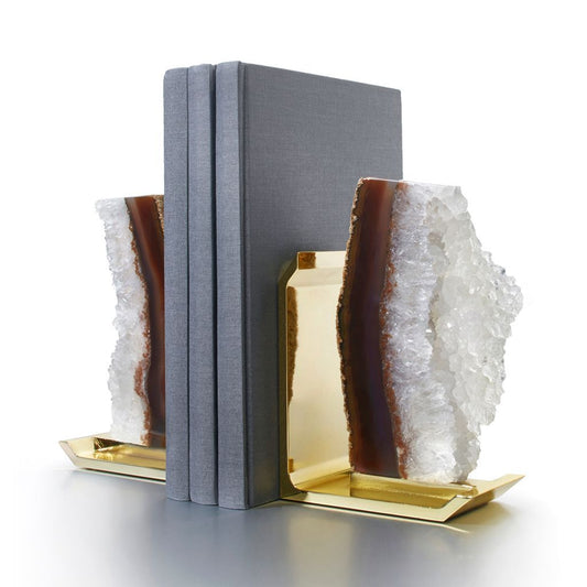 ANNA NY Fim Bookends Gold