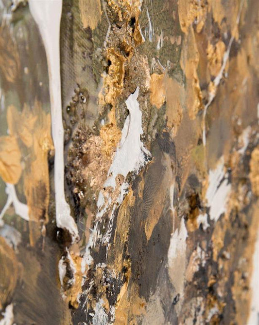 Chen Qi's Small Gilt & Charcoal