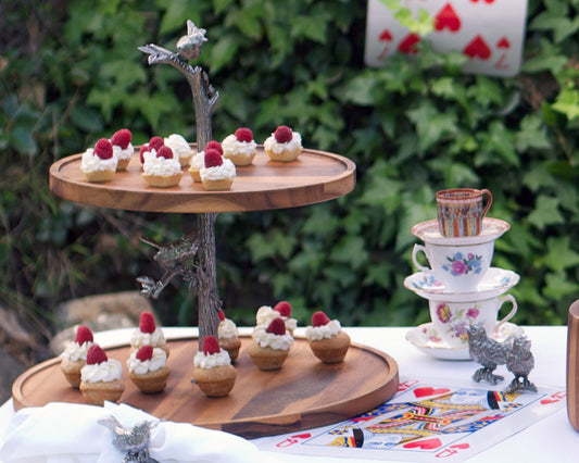 Song Bird Cheese Stand Two Tier