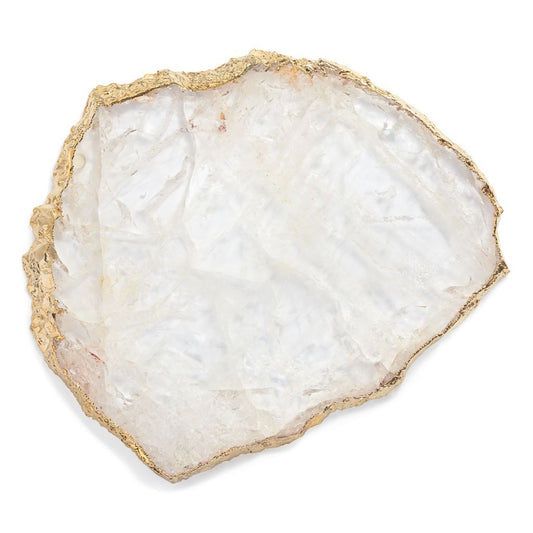 ANNA NY Kiva Platter 24k Gold