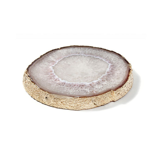 ANNA NY Travessa Platter Agate & 24k Gold
